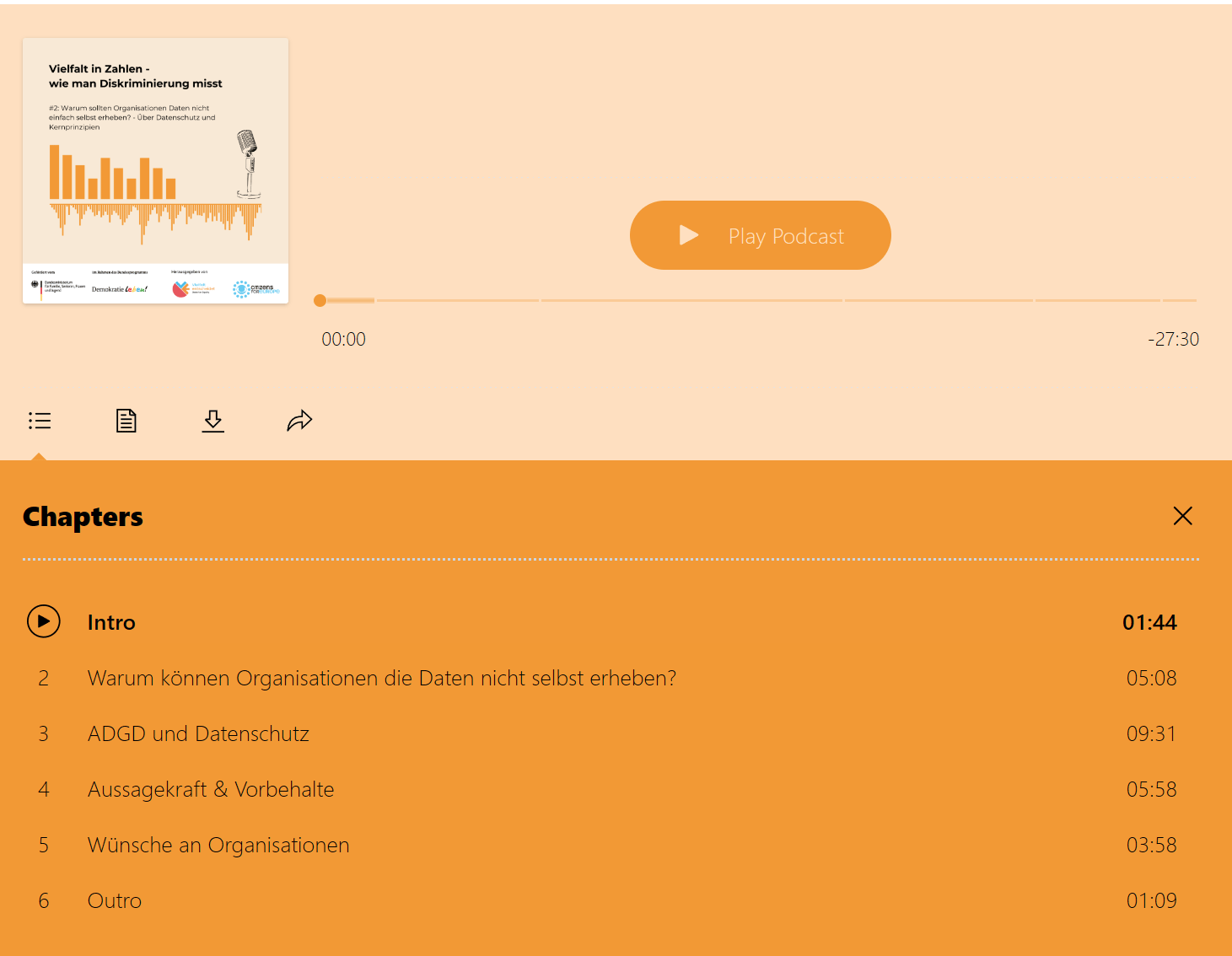 Screenshot Demo Podcast2